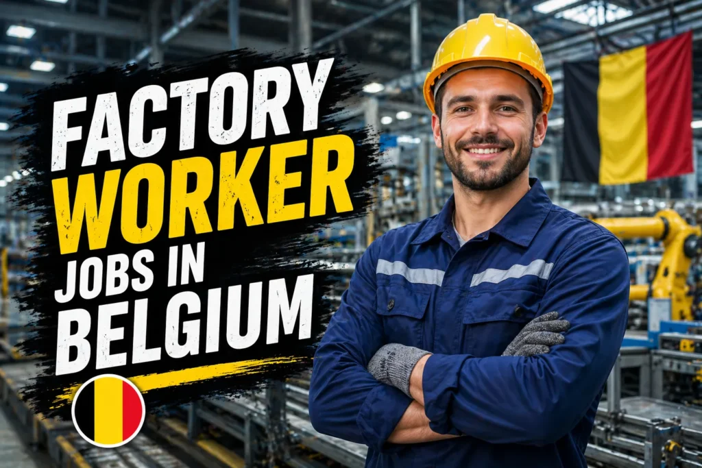Factory Worker Jobs in Belgium with Visa Sponsorship 2026