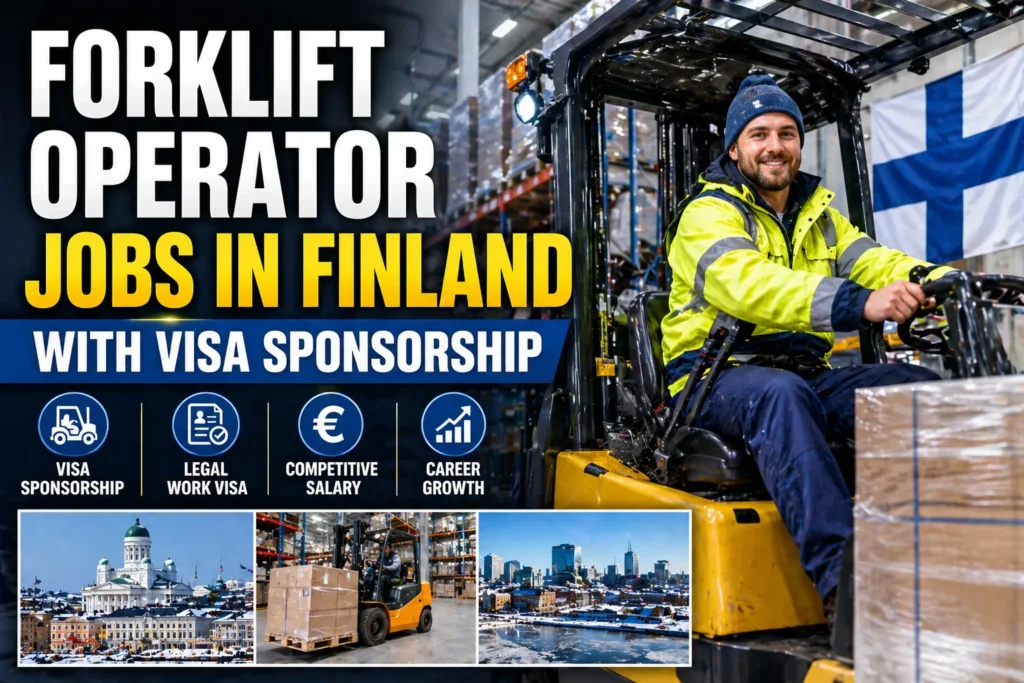 Forklift Operator Jobs in Finland with Visa Sponsorship 2026