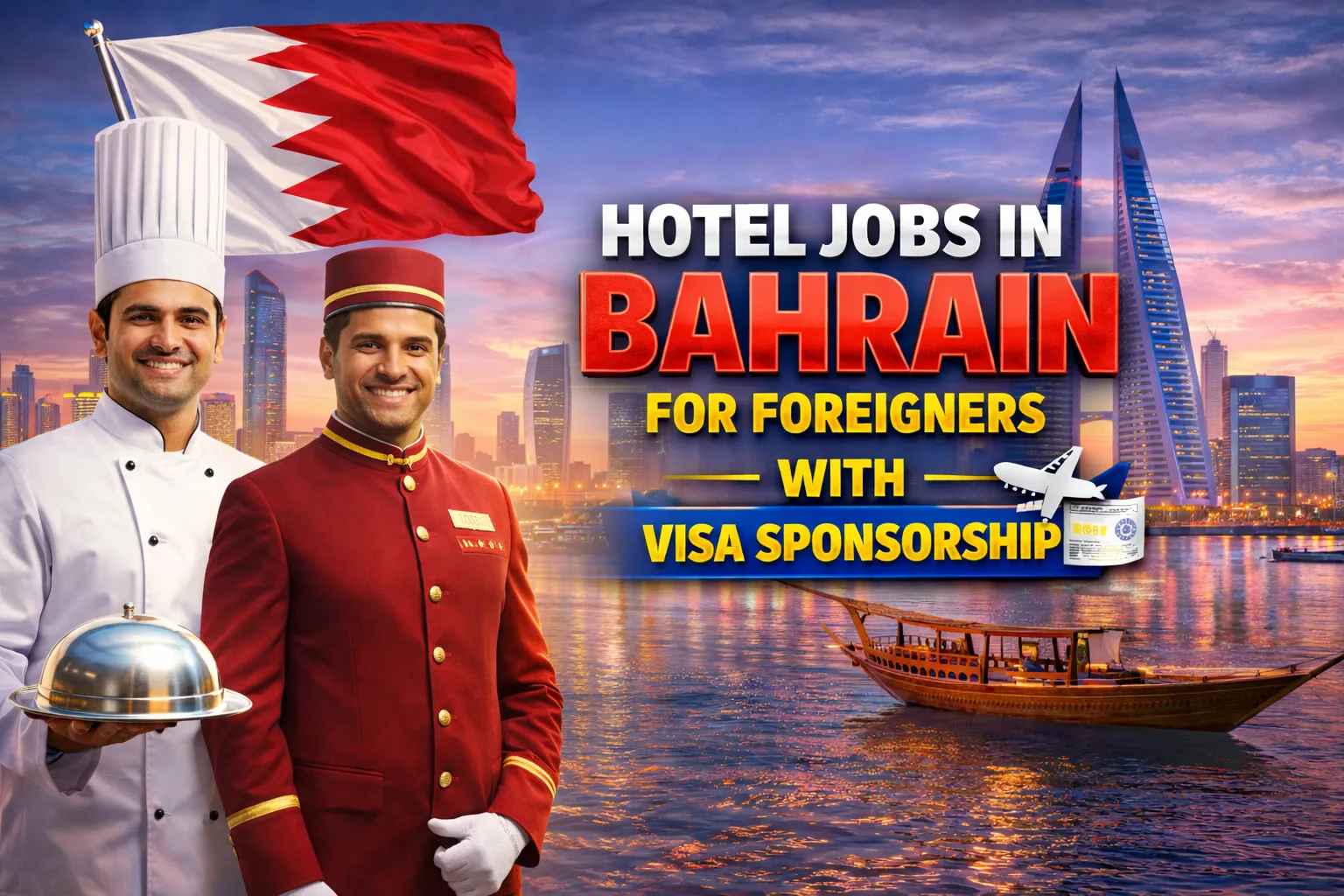 Hotel Jobs in Bahrain for Foreigners with Visa Sponsorship 2026