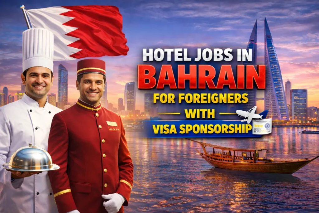 Hotel Jobs in Bahrain for Foreigners with Visa Sponsorship 2026