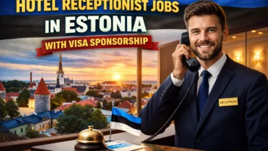Hotel Receptionist Jobs in Estonia with Visa Sponsorship 2026