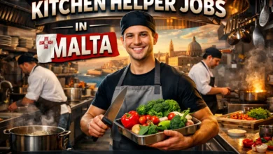 Kitchen Helper Jobs in Malta with Visa Sponsorship 2026