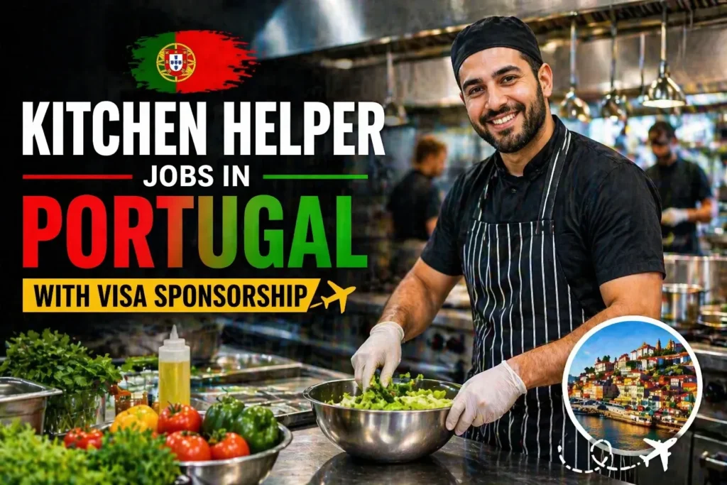 Kitchen Helper Jobs in Portugal with Visa Sponsorship 2026
