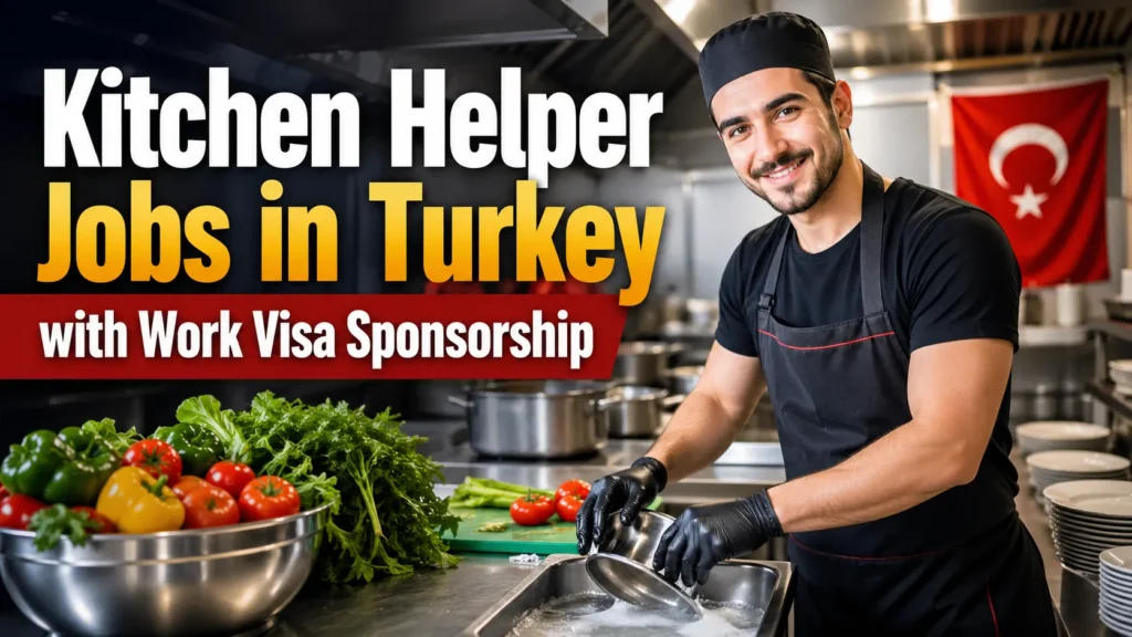 Kitchen Helper Jobs in Turkey with Work Visa Sponsorship 2026