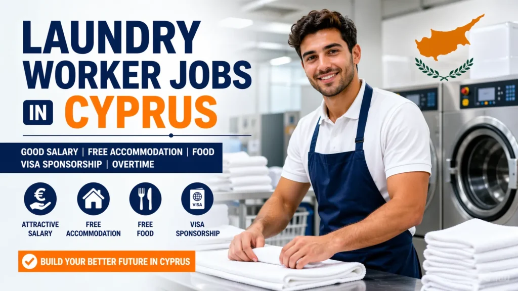 Laundry Worker Jobs in Cyprus with Visa Sponsorship 2026