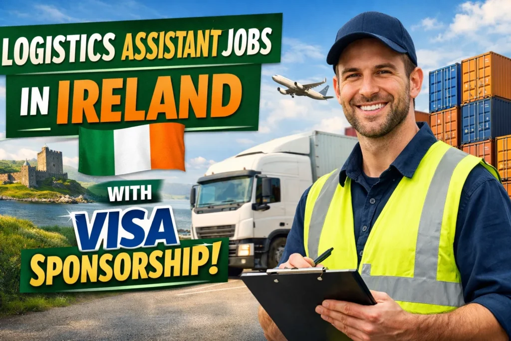 Logistics Assistant Jobs in Ireland with Visa Sponsorship 2026