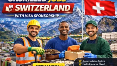 Unskilled Jobs in Switzerland with Visa Sponsorship 2026 (CHF 3,200 to CHF 5,200 Per Month)