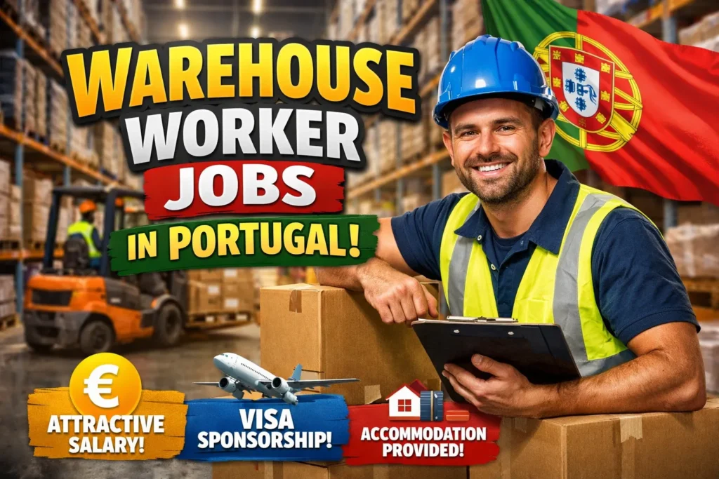 Warehouse Worker Jobs in Portugal with Visa Sponsorship 2026 (€1,500 Salary)