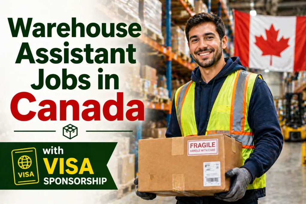 Warehouse Assistant Jobs in Canada with Visa Sponsorship 2026