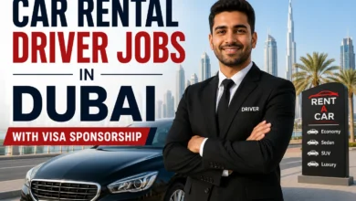 Car Rental Driver Jobs in Dubai with Visa Sponsorship 2026