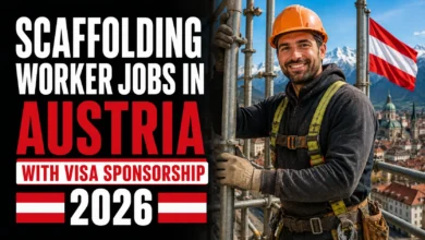 Scaffolding Worker Jobs in Austria with Visa Sponsorship 2026