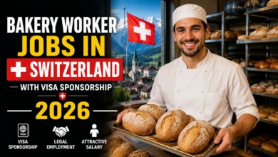 Bakery Worker Jobs in Switzerland with Visa Sponsorship 2026