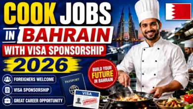 Cook Jobs in Bahrain with Visa Sponsorship 2026