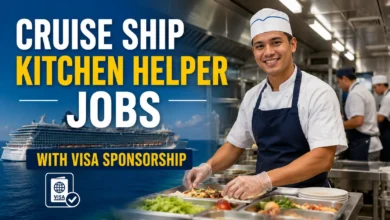 Cruise Ship Kitchen Helper Jobs with Visa Sponsorship 2026