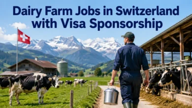Dairy Farm Jobs in Switzerland with Visa Sponsorship