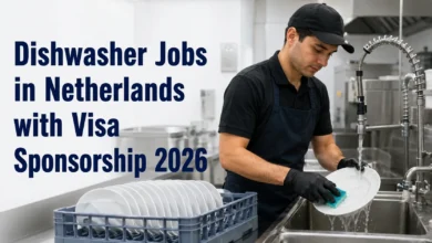 Dishwasher Jobs in Netherlands with Visa Sponsorship 2026