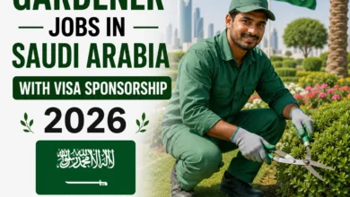 Gardener Jobs in Saudi Arabia with Visa Sponsorship 2026