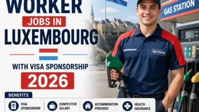 Gas Station Worker Jobs in Luxembourg with Visa Sponsorship 2026