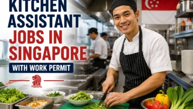 Kitchen Assistant Jobs in Singapore with Work Permit