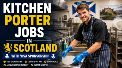 Kitchen Porter Jobs in Scotland with Visa Sponsorship 2026