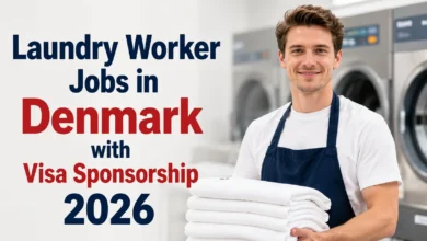 Laundry Worker Jobs in Denmark with Visa Sponsorship 2026