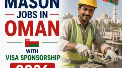 Mason Jobs in Oman with Visa Sponsorship 2026