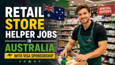 Retail Store Helper Jobs in Australia with Visa Sponsorship 2026