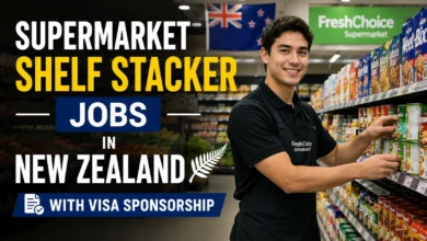 Supermarket Shelf Stacker Jobs in New Zealand with Visa Sponsorship 2026