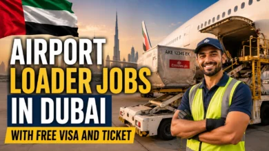 Airport Loader Jobs in Dubai with Free Visa and Ticket