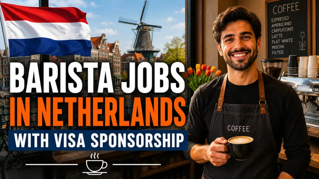 Barista Jobs in Netherlands with Visa Sponsorship 2026