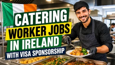 Catering Worker Jobs in Ireland with Visa Sponsorship 2026