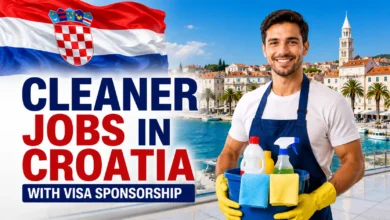 Cleaner Jobs in Croatia with Visa Sponsorship 2026