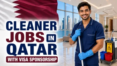 Cleaner Jobs in Qatar with Visa Sponsorship 2026