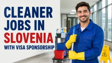 Cleaner Jobs in Slovenia with Visa Sponsorship 2026