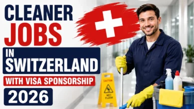 Cleaner Jobs in Switzerland with Visa Sponsorship 2026