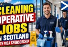 Cleaning Operative Jobs in Scotland with Visa Sponsorship 2026