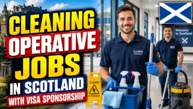 Cleaning Operative Jobs in Scotland with Visa Sponsorship 2026