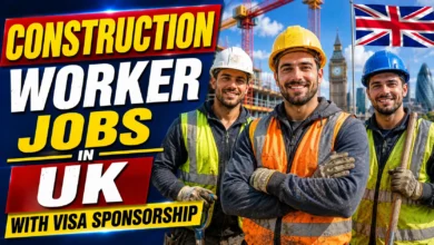 Construction Worker Jobs in UK with Visa Sponsorship 2026
