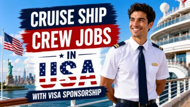 Cruise Ship Crew Jobs in USA with Visa Sponsorship 2026