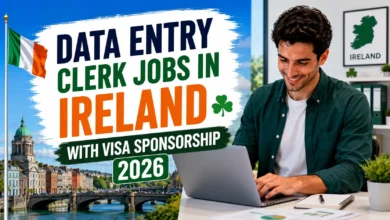 Data Entry Clerk Jobs in Ireland with Visa Sponsorship 2026