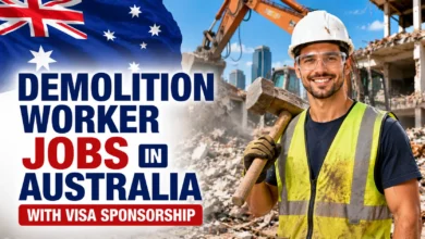 Demolition Worker Jobs in Australia with Visa Sponsorship 2026