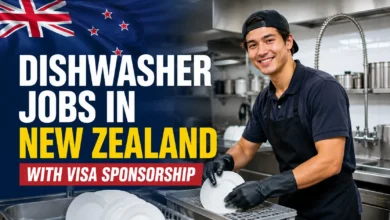 Dishwasher Jobs in New Zealand with Visa Sponsorship