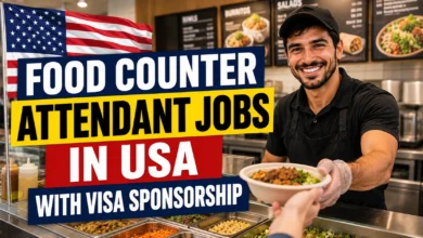 Food Counter Attendant Jobs in USA with Visa Sponsorship 2026