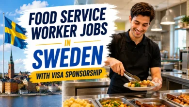 Food Service Worker Jobs in Sweden with Visa Sponsorship 2026
