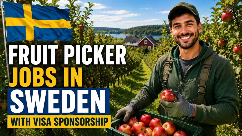 Fruit Picker Jobs in Sweden with Visa Sponsorship 2026