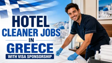 Hotel Cleaner Jobs in Greece with Visa Sponsorship 2026