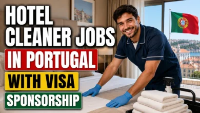 Hotel Cleaner Jobs in Portugal with Visa Sponsorship 2026