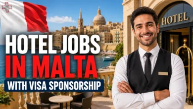 Hotel Jobs in Malta with Visa Sponsorship 2026