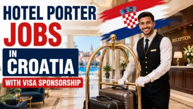Hotel Porter Jobs in Croatia with Visa Sponsorship 2026