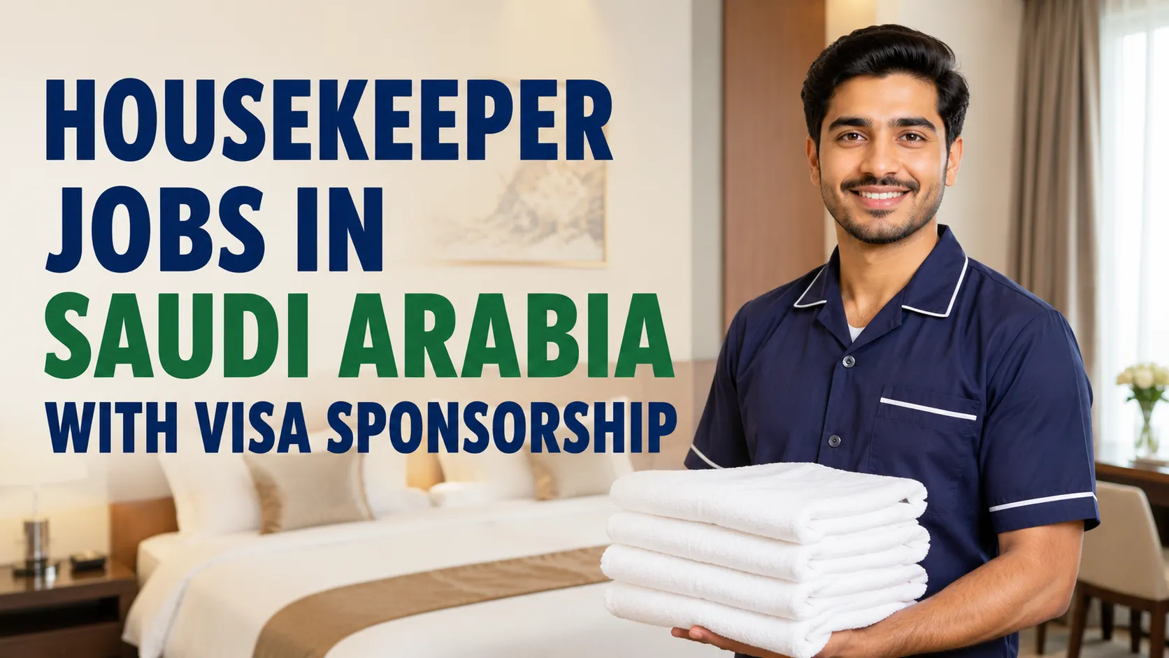 Housekeeper Jobs in Saudi Arabia with Visa Sponsorship 2026